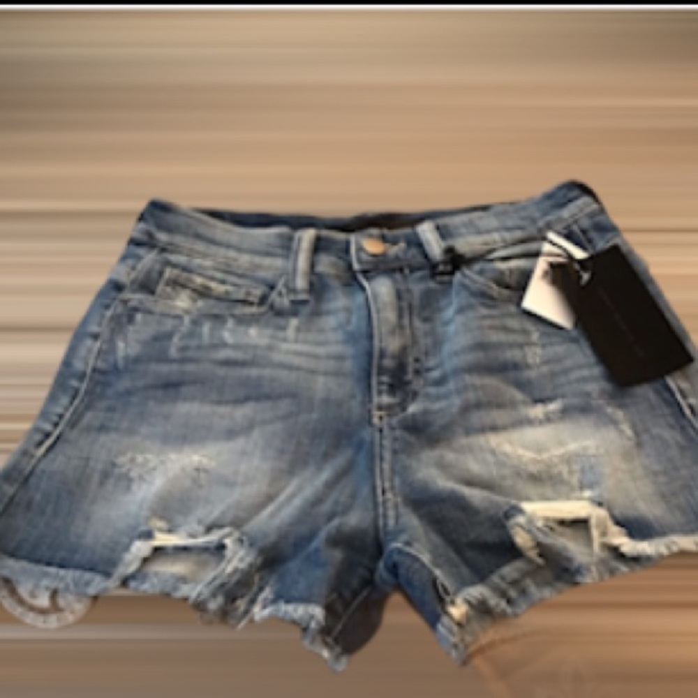 SP Black Label Frayed Hem Shorts